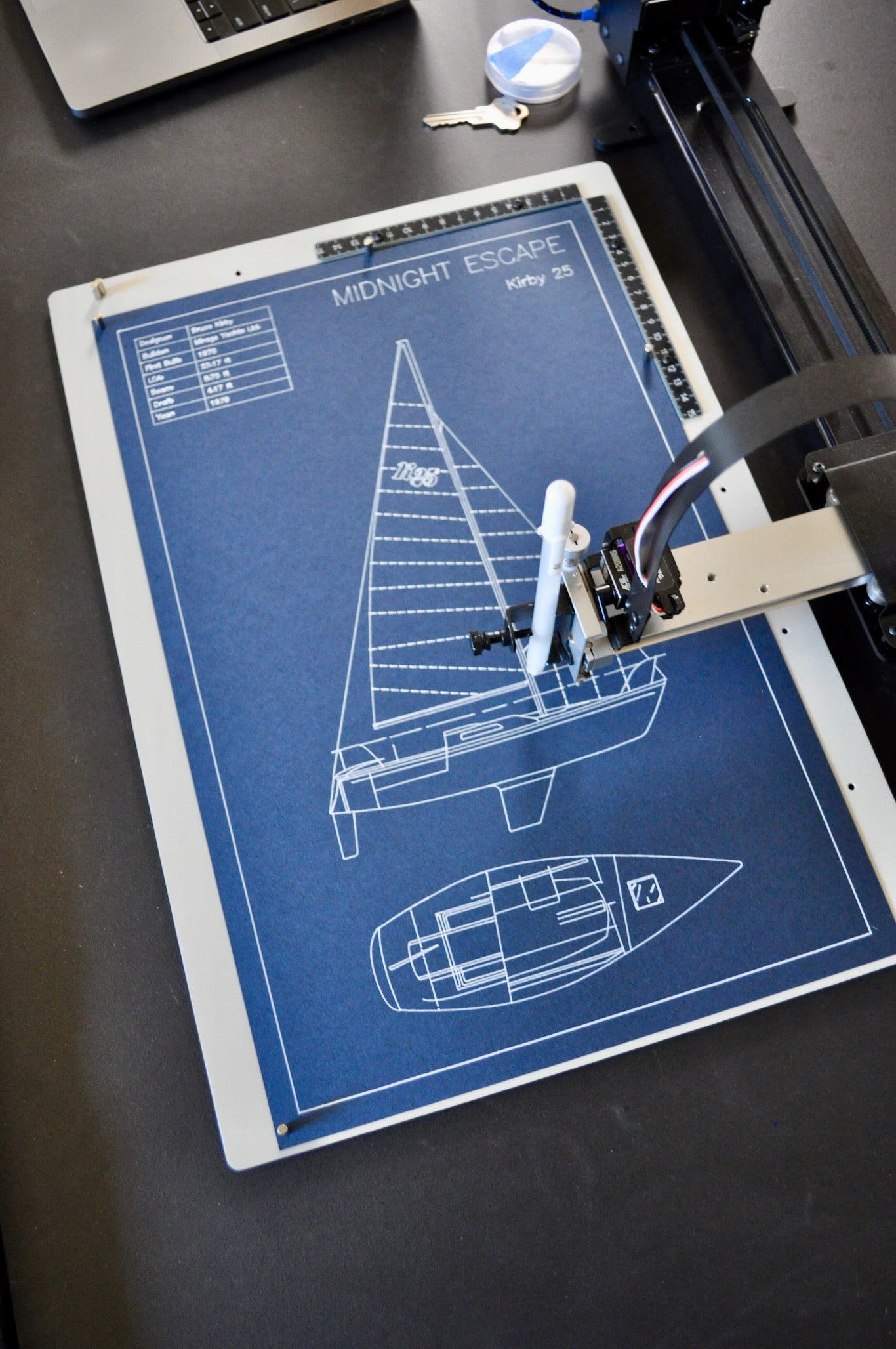 Sailboat Plotter Art